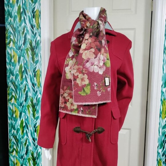 Talbots VTG Gloverall English Country Side Wool Duffle Coat Barbiecore Womens 10 - Picture 6 of 15